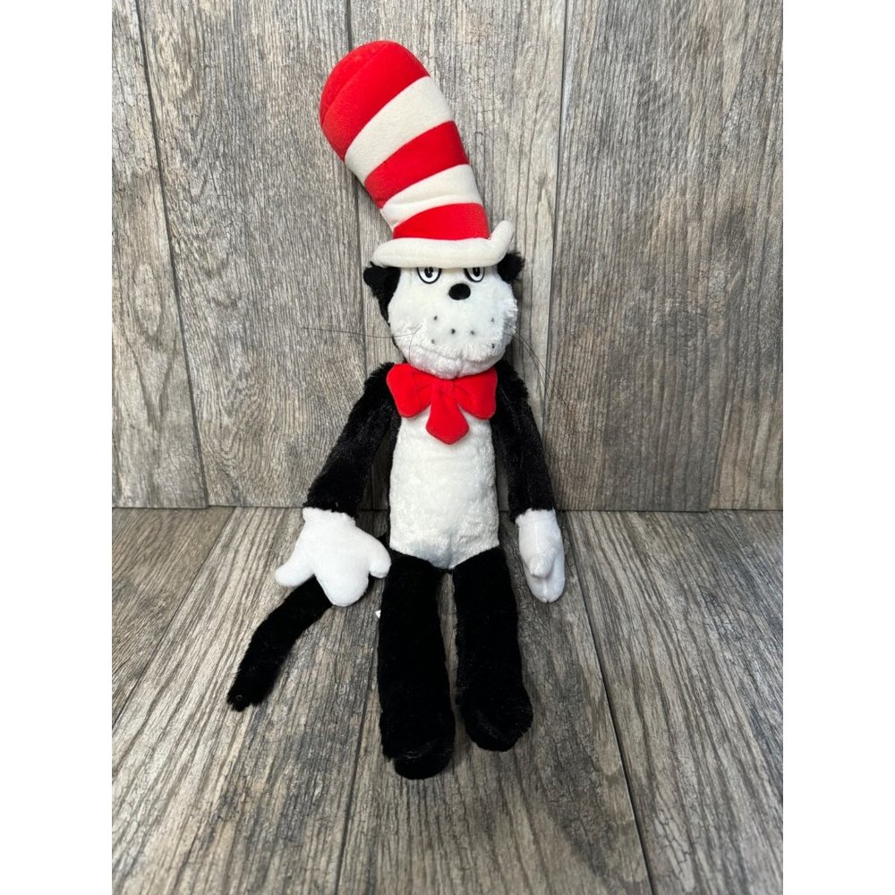 Universal Studios DR SUESS Cat in the Hat Soft Plush Stuffed Toy Animal 22" x 9" - Picture 1 of 10